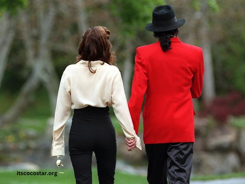 Michael Jackson and Lisa Marie Presley