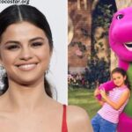 Selena Gomez at Barney and Friends