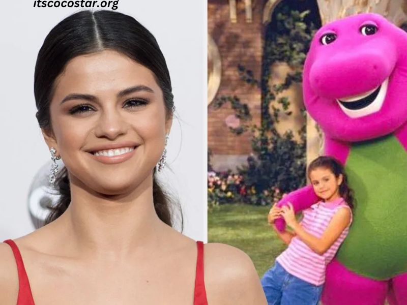 Selena Gomez at Barney and Friends