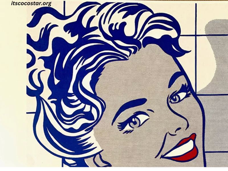 Smiling Pop Art by Roy Lictenstein